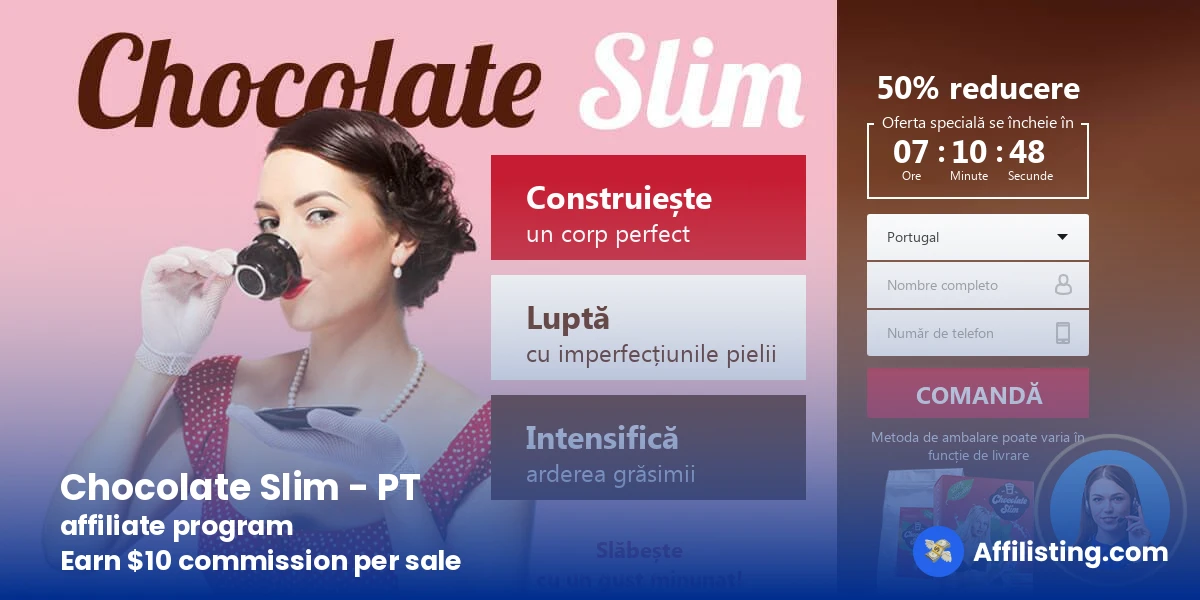 Chocolate Slim - PT affiliate program