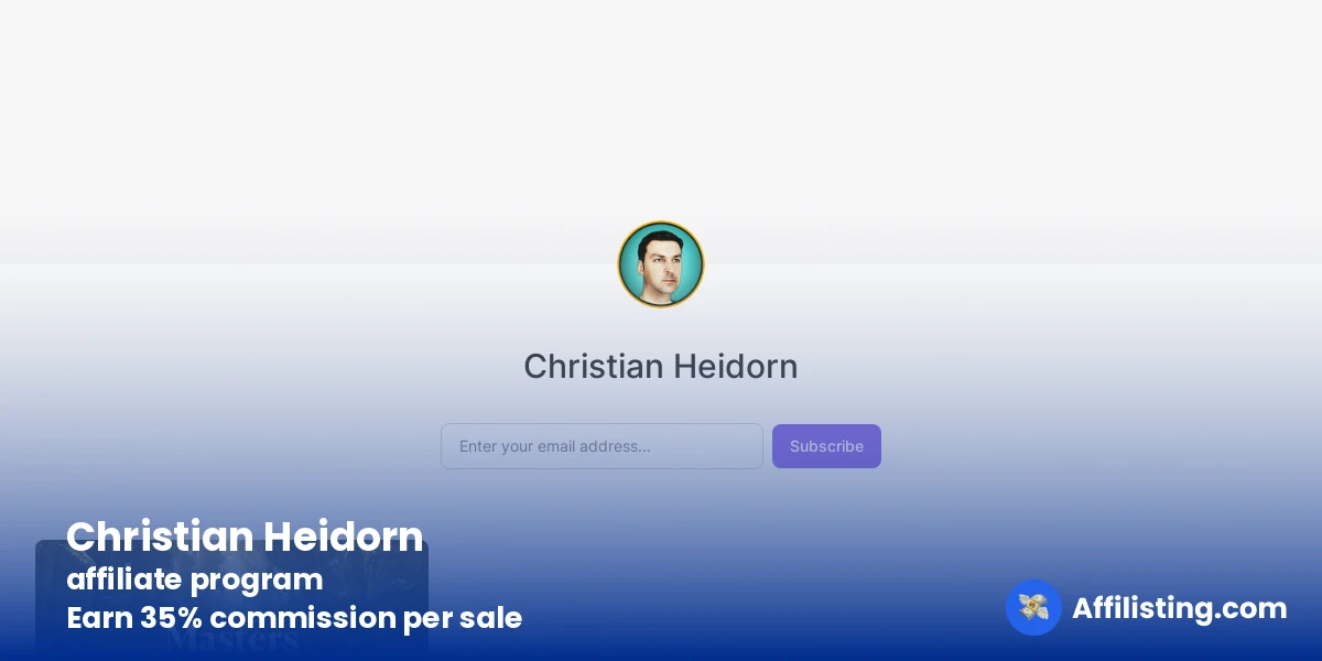 Christian Heidorn affiliate program