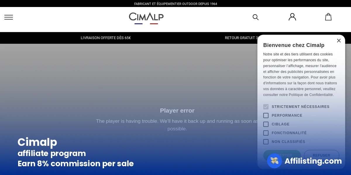 Cimalp affiliate program