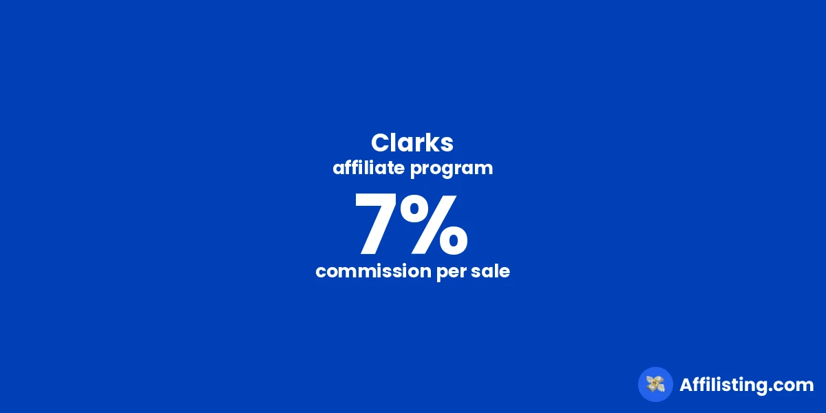 Clarks affiliate program