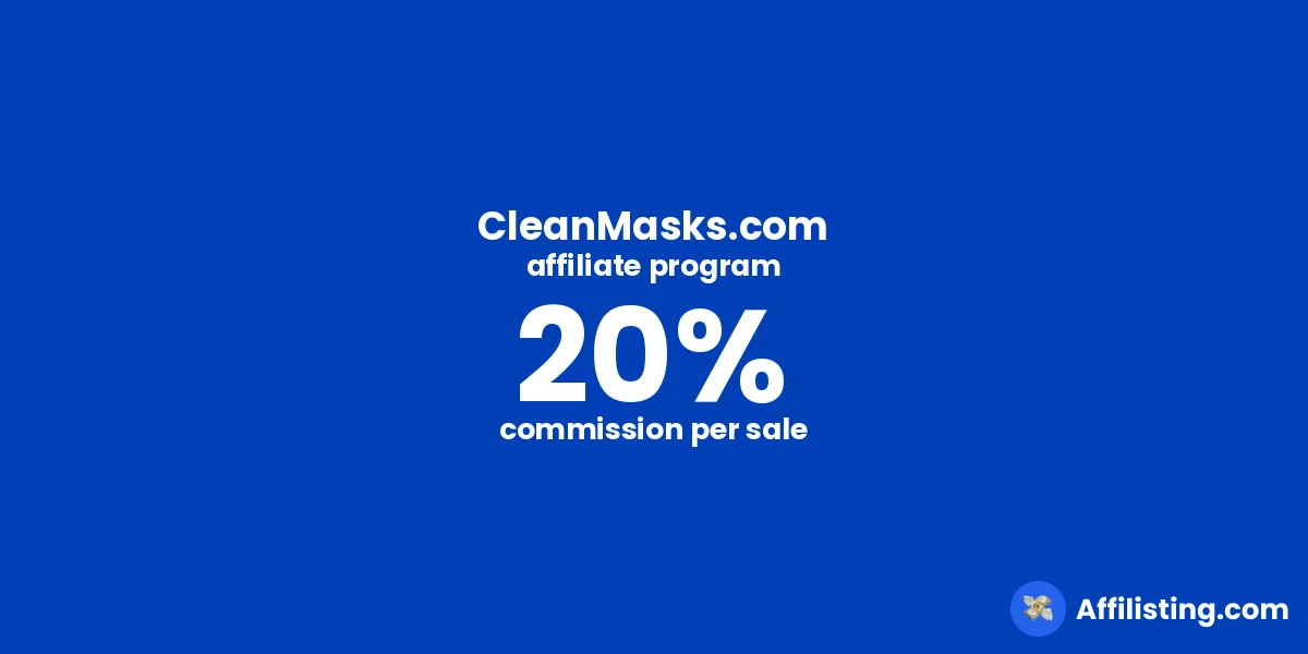 CleanMasks.com affiliate program