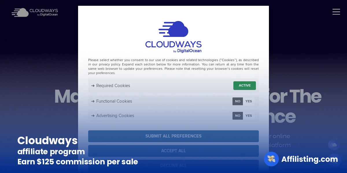 Cloudways affiliate program