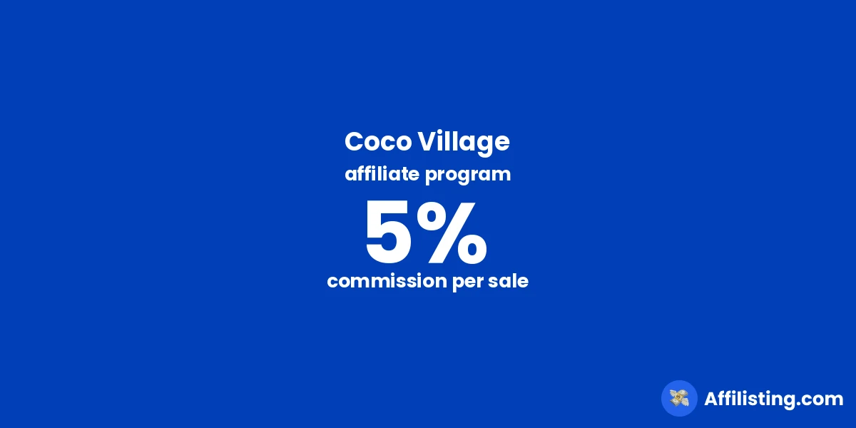 Coco Village affiliate program