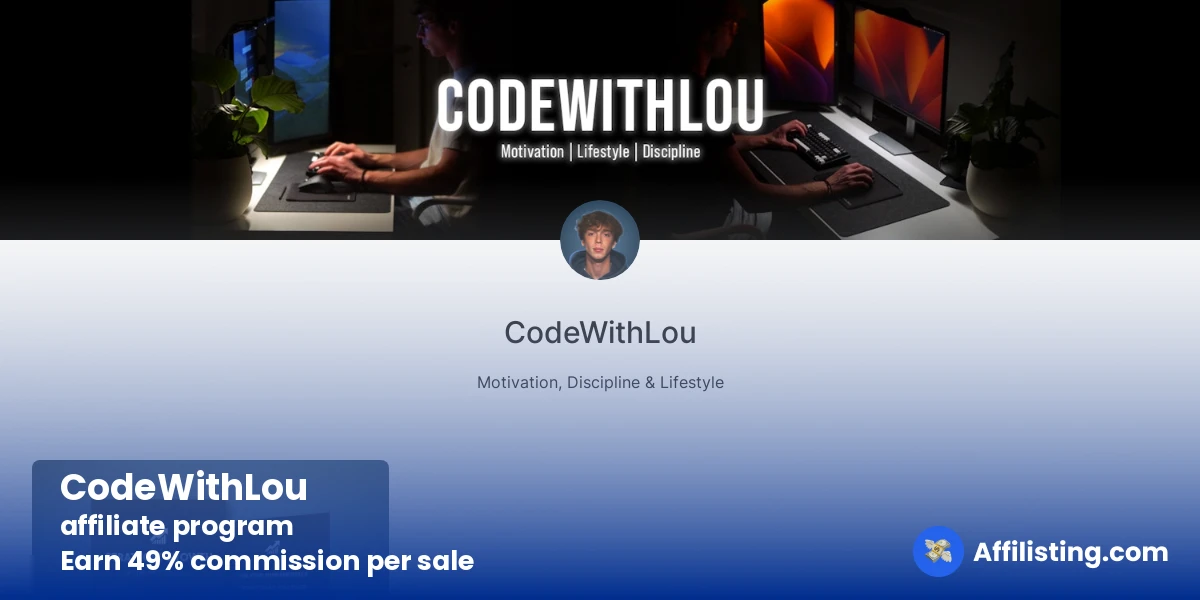 CodeWithLou affiliate program