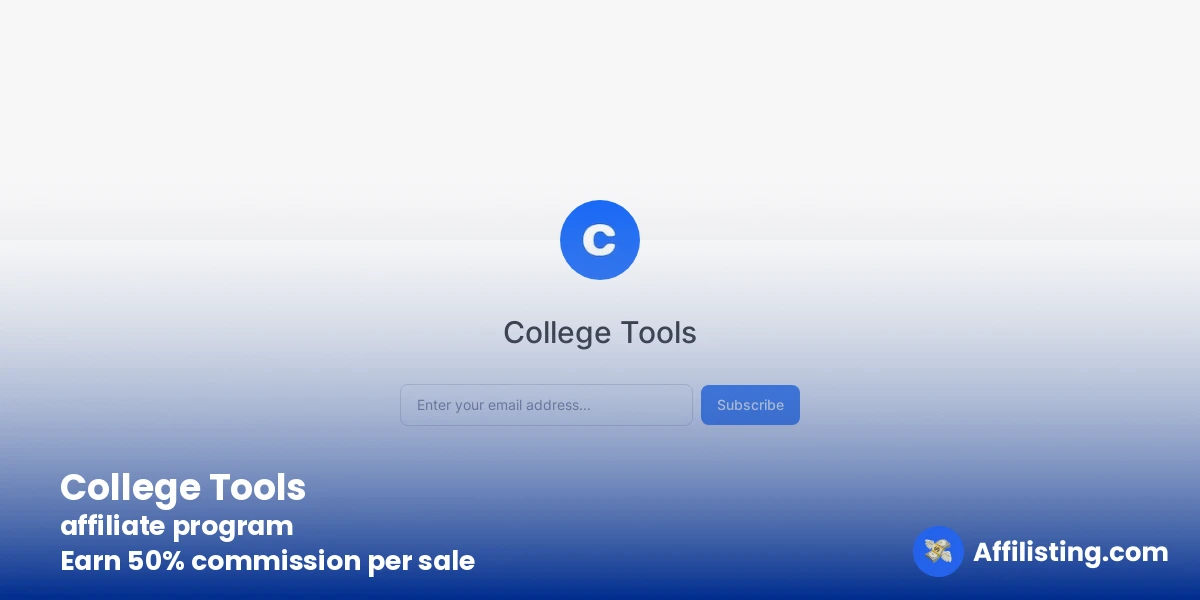 College Tools affiliate program