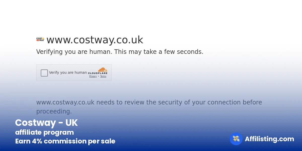 Costway - UK affiliate program