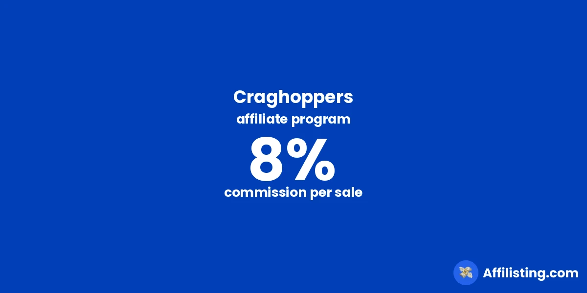 Craghoppers affiliate program