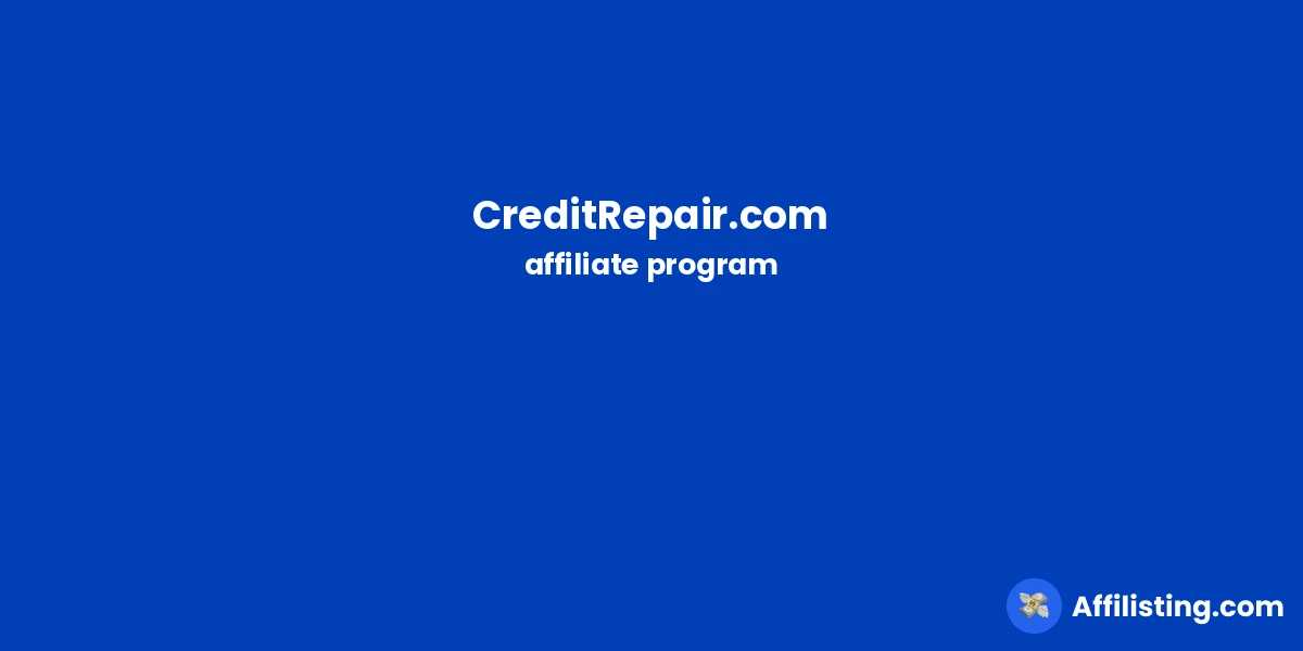 CreditRepair.com affiliate program