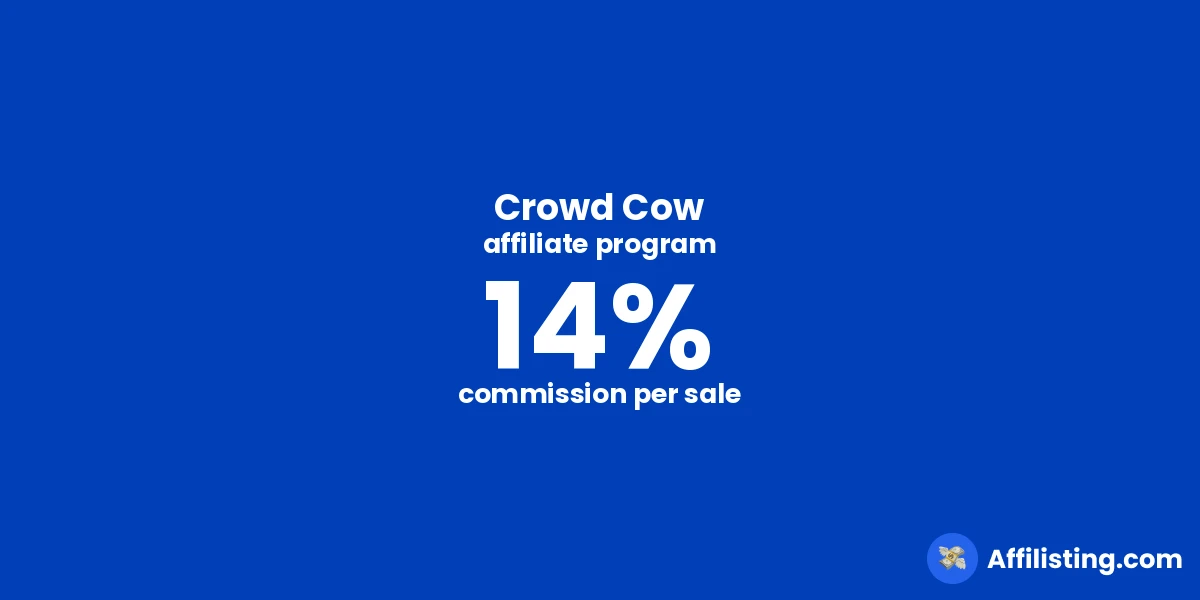 Crowd Cow affiliate program