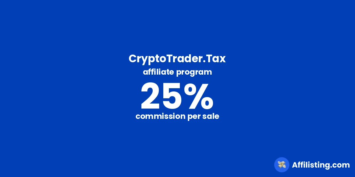 CryptoTrader.Tax affiliate program