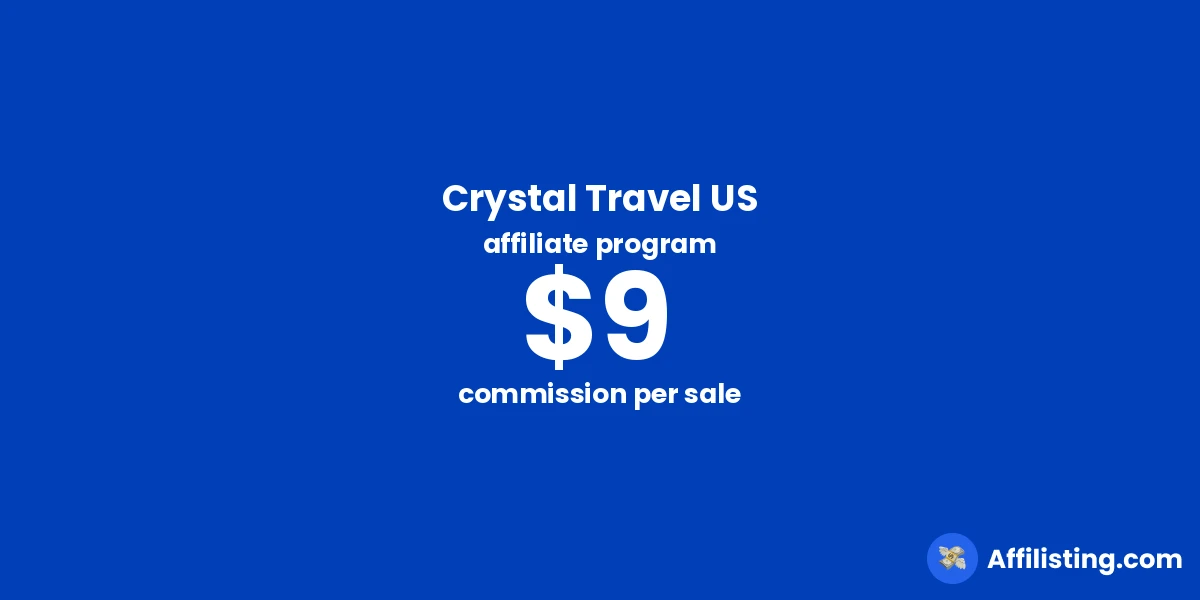 Crystal Travel US affiliate program