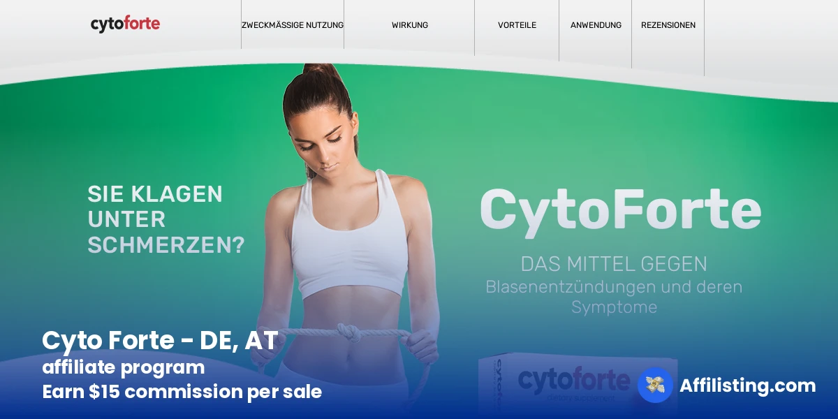 Cyto Forte - DE, AT affiliate program