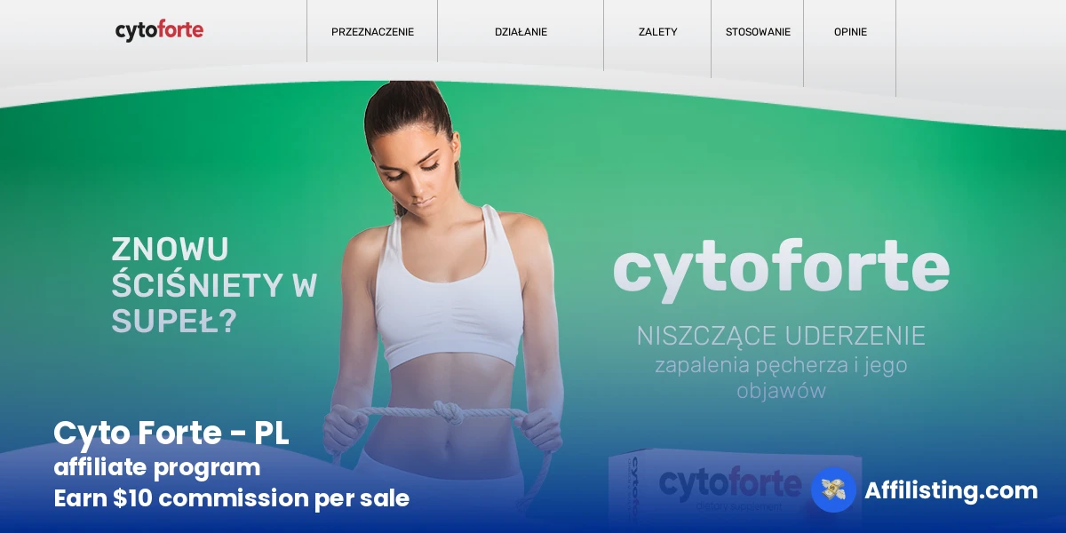 Cyto Forte - PL affiliate program