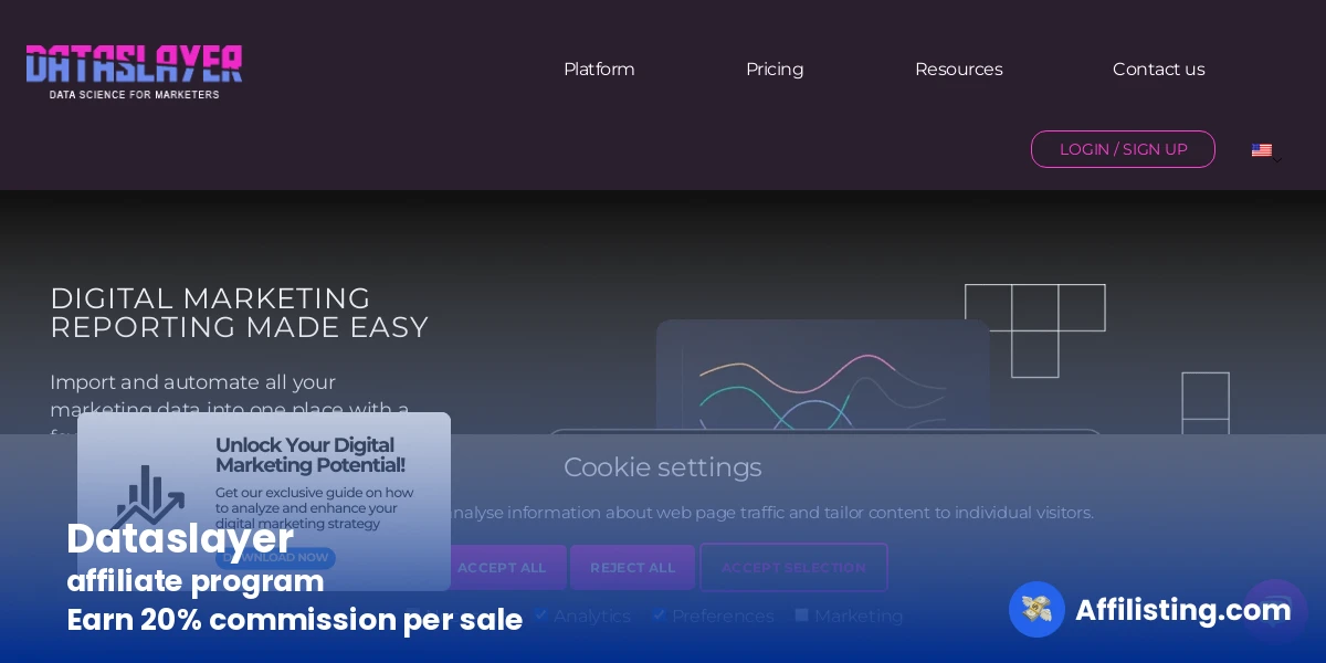 Dataslayer affiliate program
