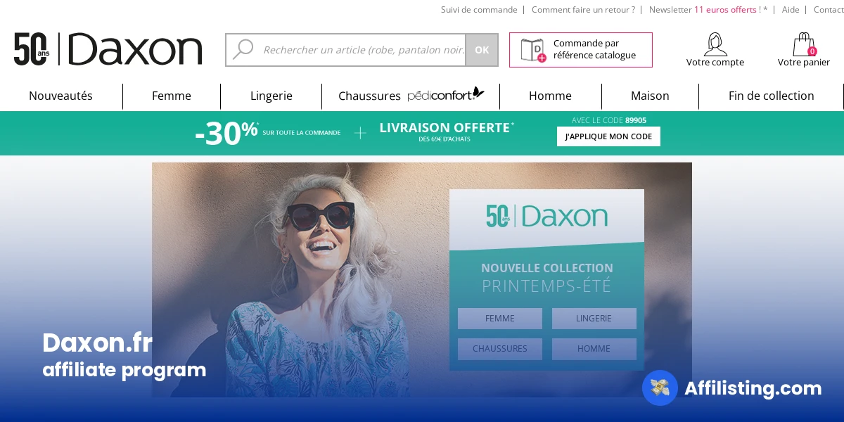 Daxon.fr affiliate program