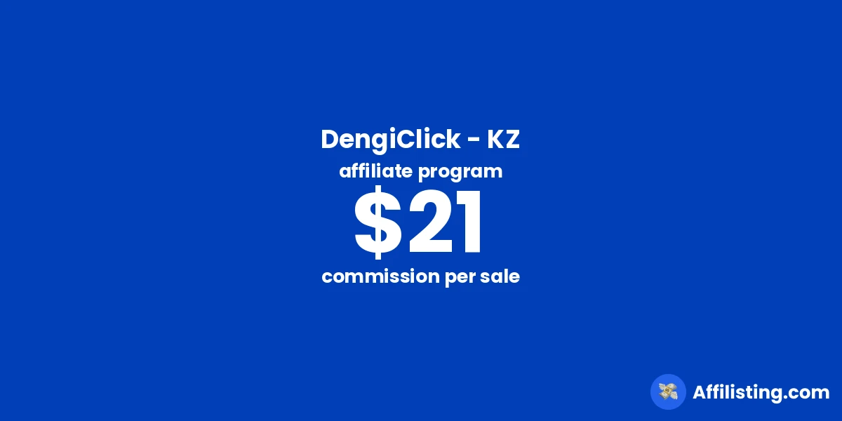 DengiClick - KZ affiliate program