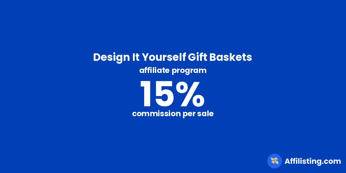 Design It Yourself Gift Baskets affiliate program