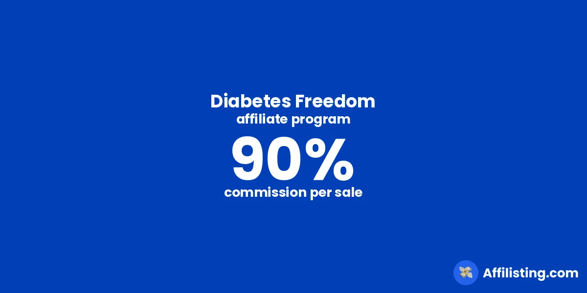 Diabetes Freedom affiliate program