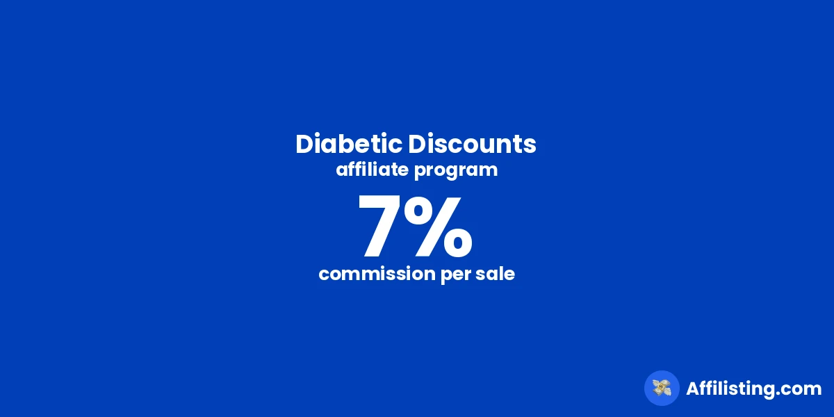 Diabetic Discounts affiliate program
