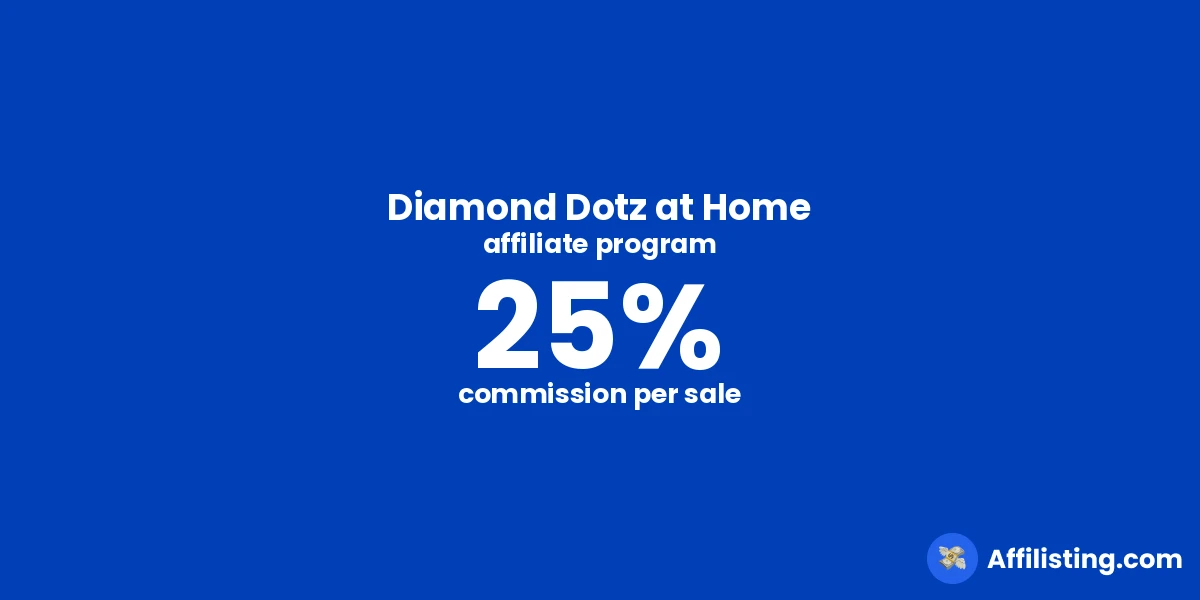 Diamond Dotz at Home affiliate program