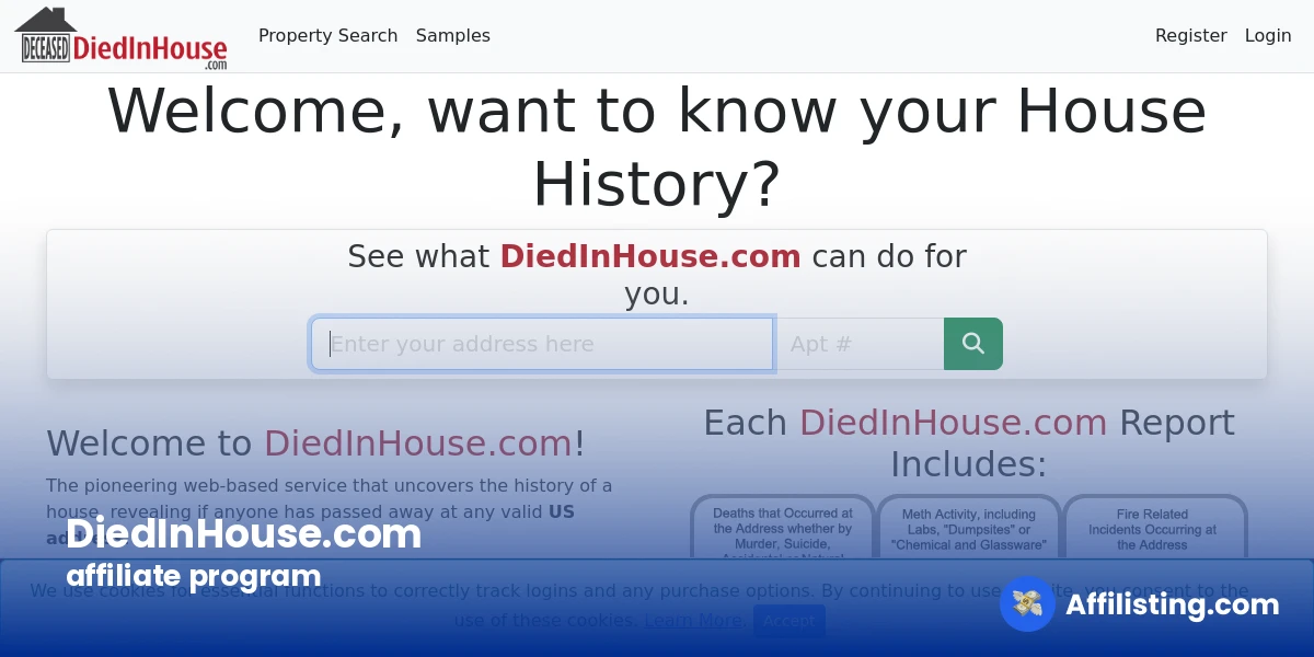 DiedInHouse.com affiliate program