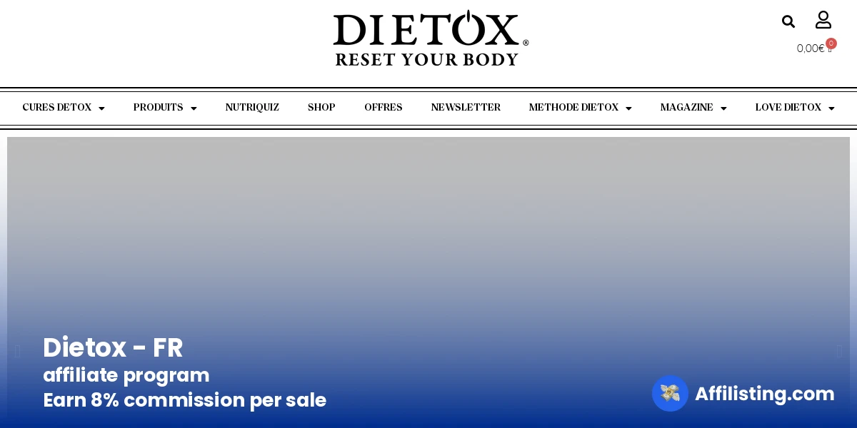 Dietox - FR affiliate program