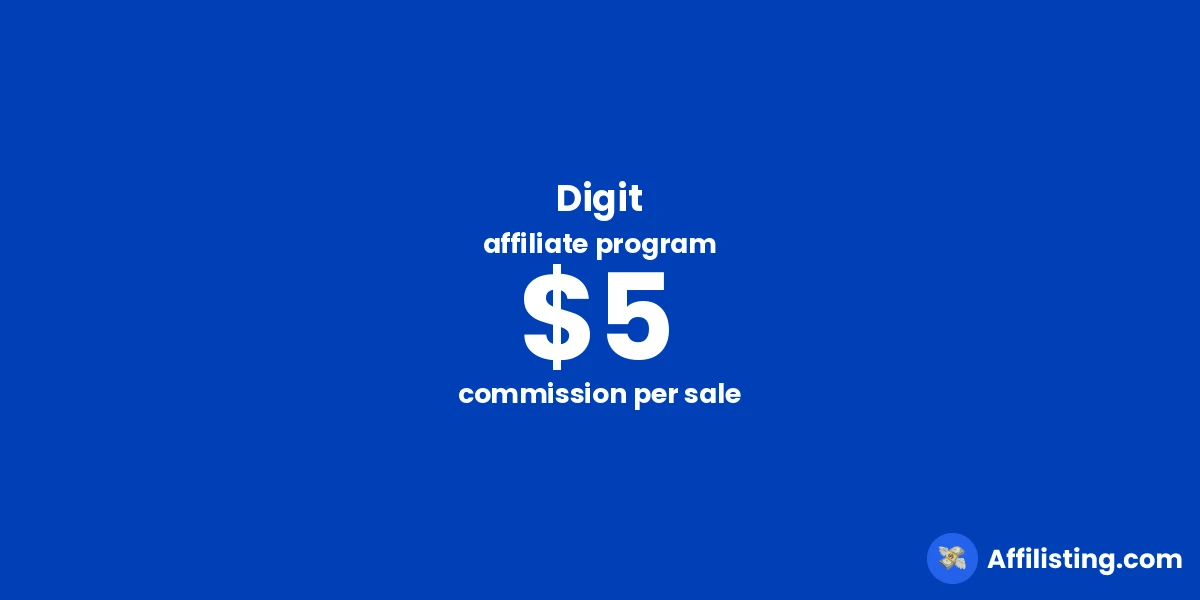 Digit affiliate program