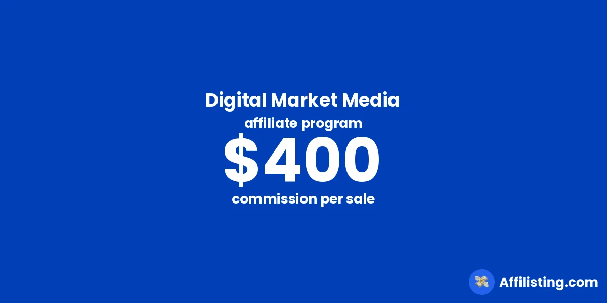 Digital Market Media affiliate program