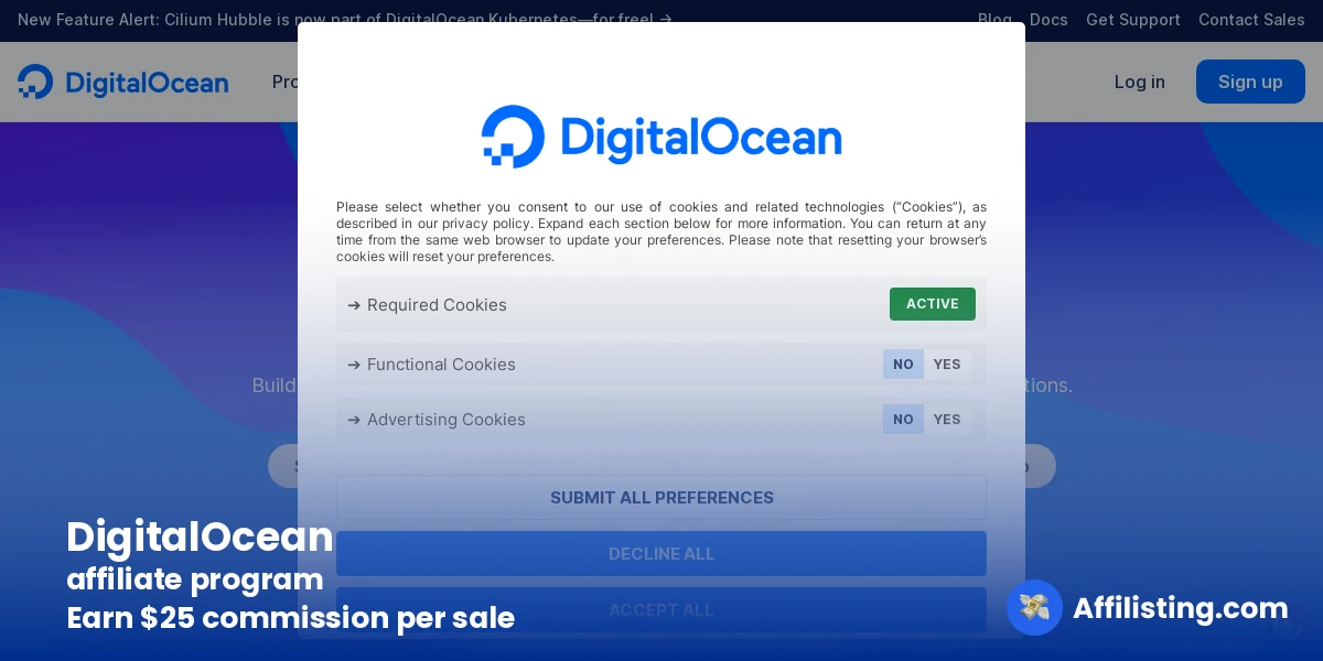DigitalOcean affiliate program