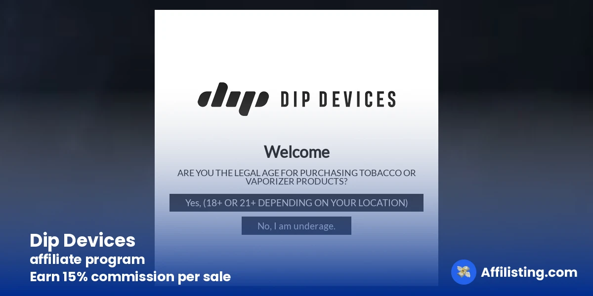Dip Devices affiliate program