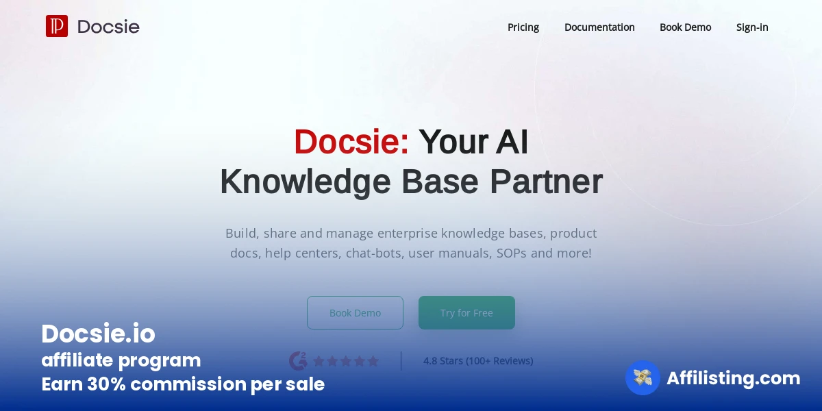 Docsie.io affiliate program