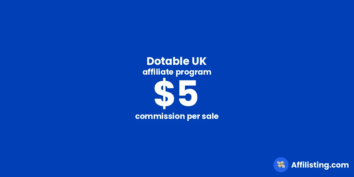Dotable UK affiliate program