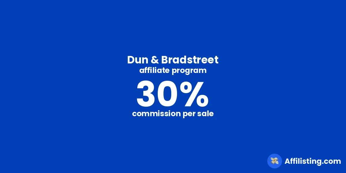 Dun & Bradstreet affiliate program