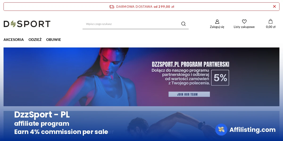 DzzSport - PL affiliate program