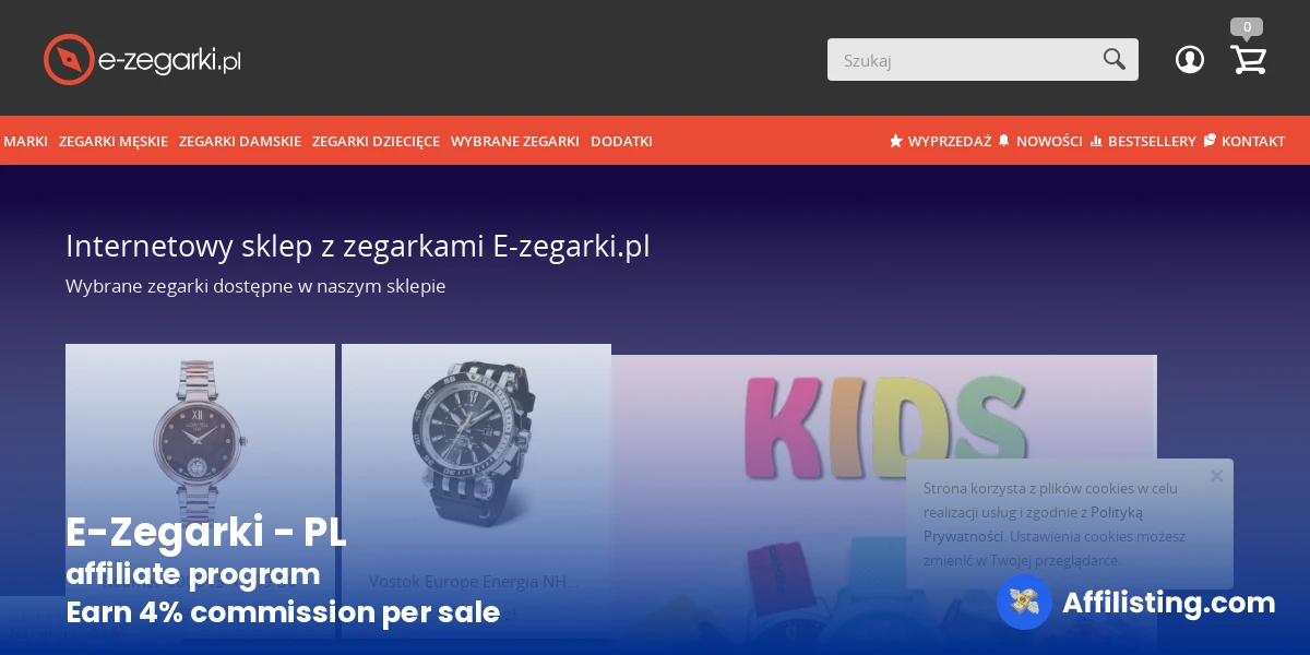 E-Zegarki - PL affiliate program