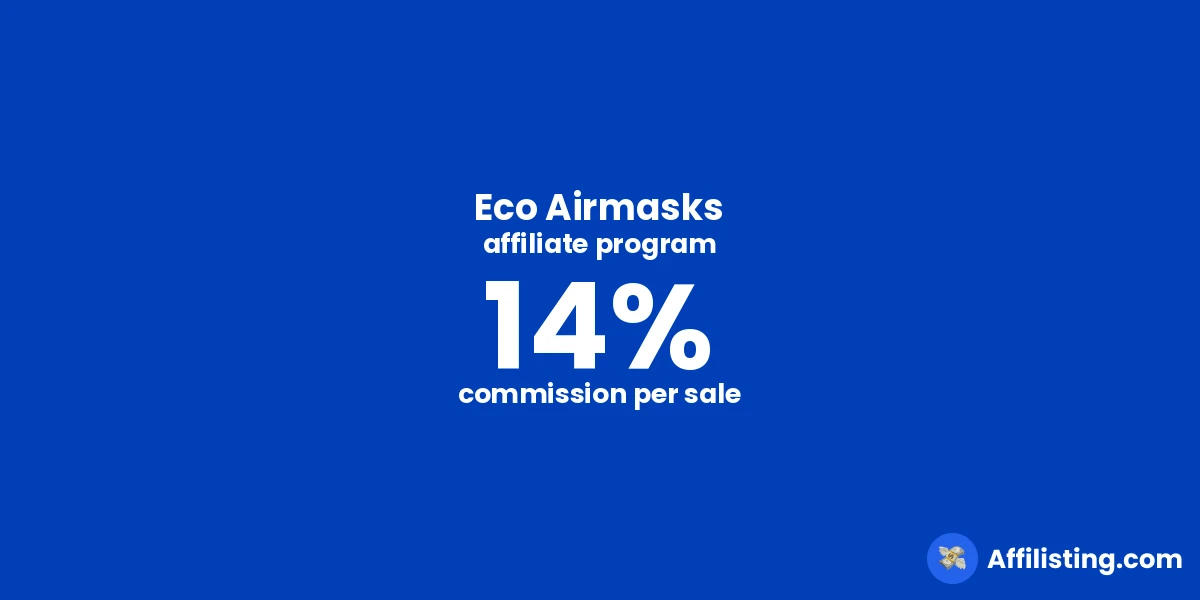 Eco Airmasks affiliate program