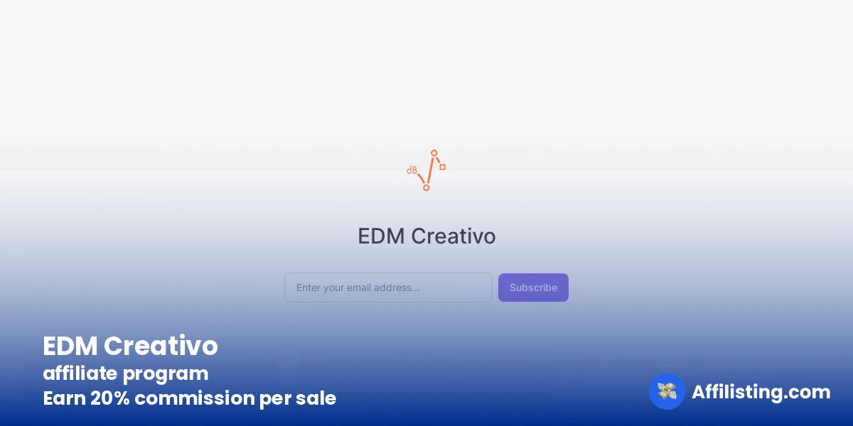 EDM Creativo affiliate program