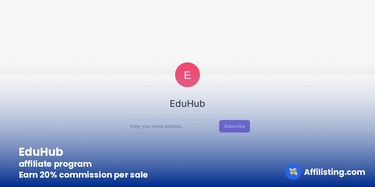 EduHub affiliate program