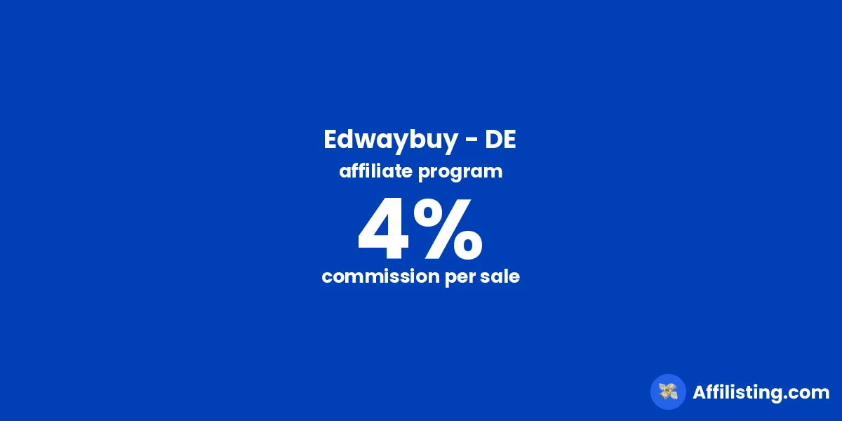 Edwaybuy - DE affiliate program