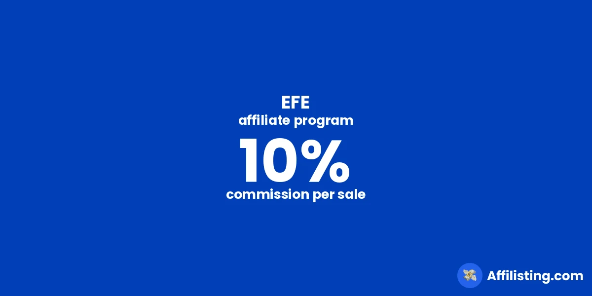 EFE affiliate program