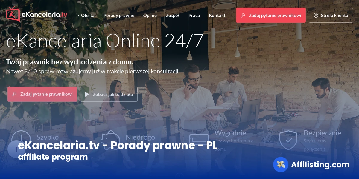 eKancelaria.tv - Porady prawne - PL affiliate program