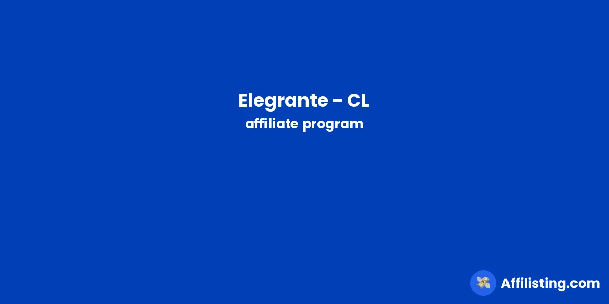 Elegrante - CL affiliate program