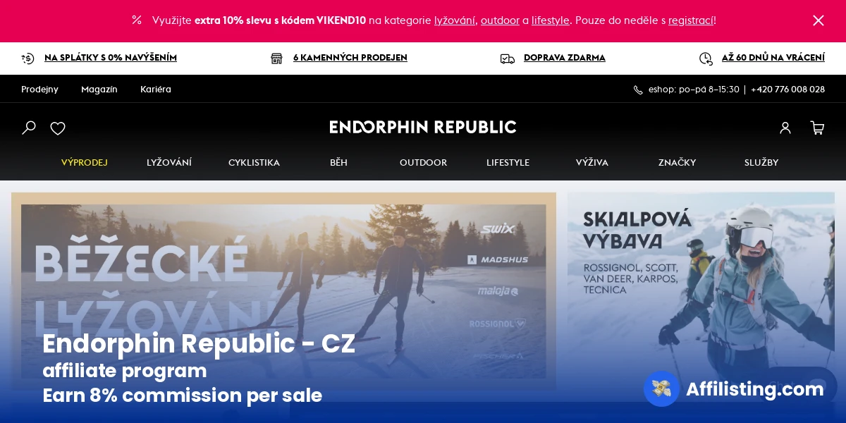 Endorphin Republic - CZ affiliate program