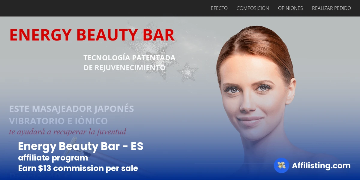 Energy Beauty Bar - ES affiliate program