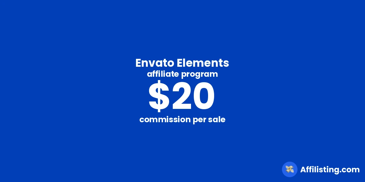 Envato Elements affiliate program