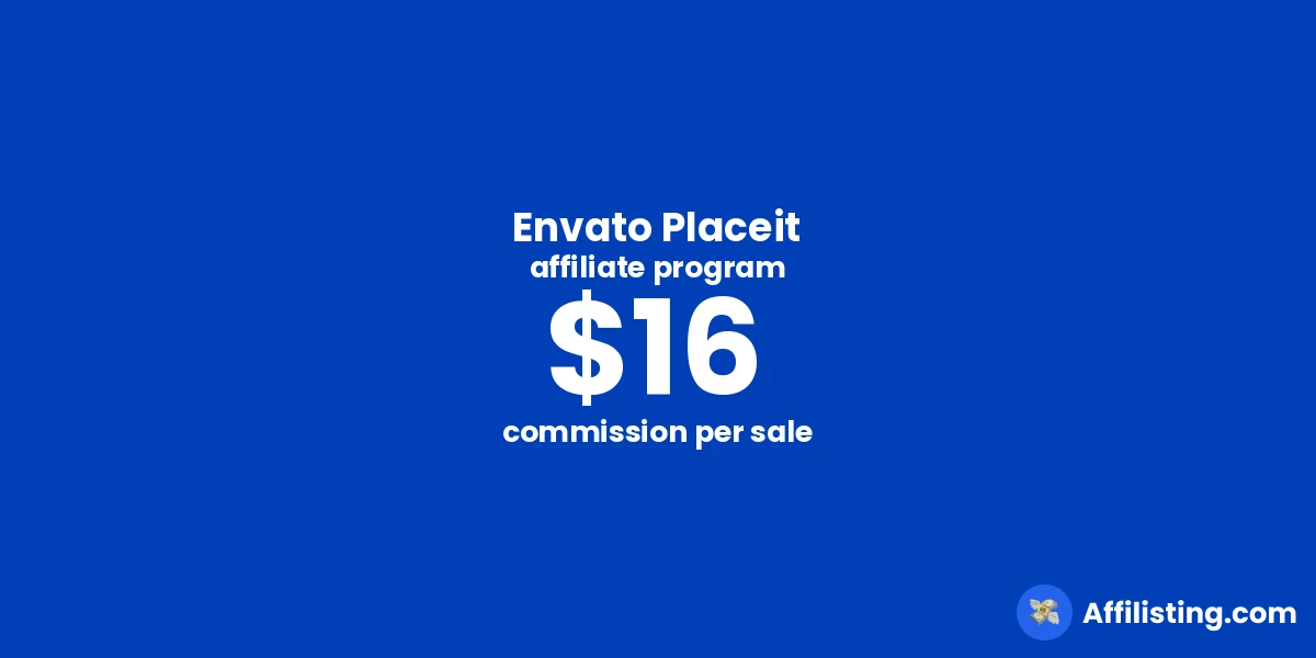 Envato Placeit affiliate program