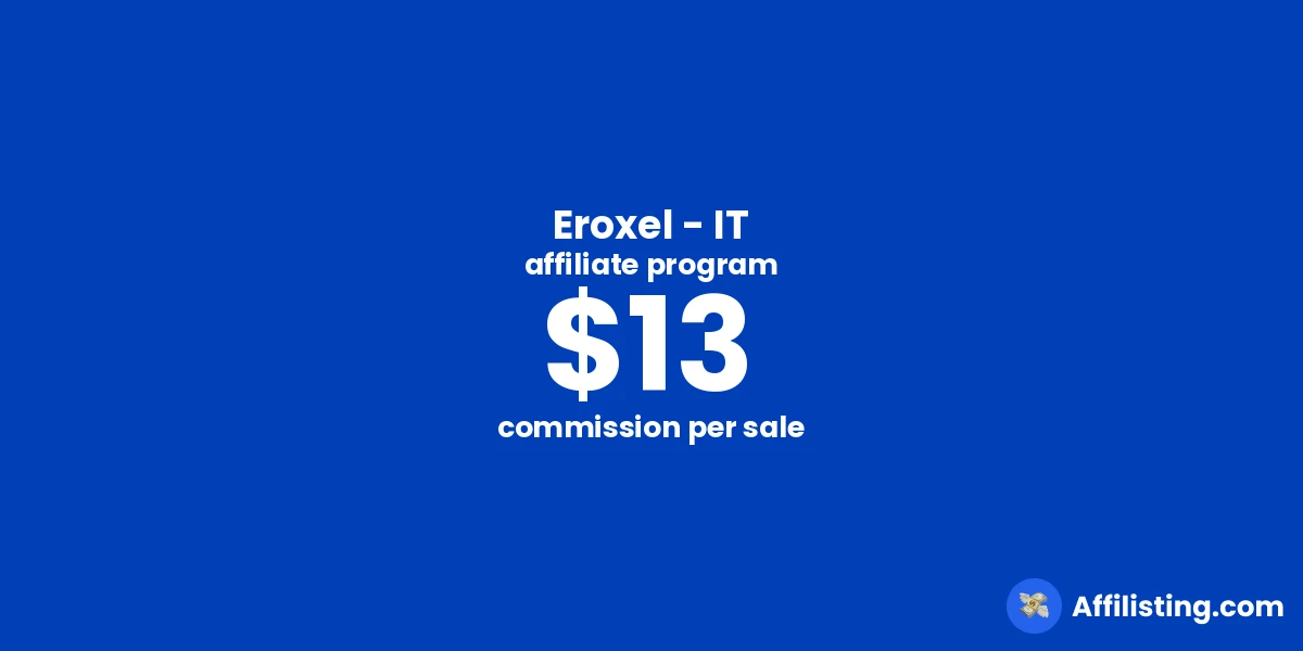 Eroxel - IT affiliate program