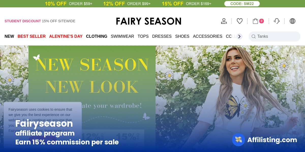 Fairyseason affiliate program