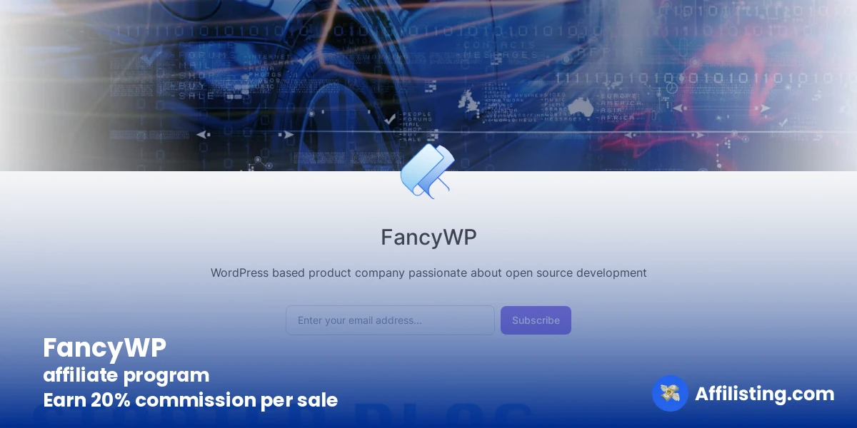 FancyWP affiliate program