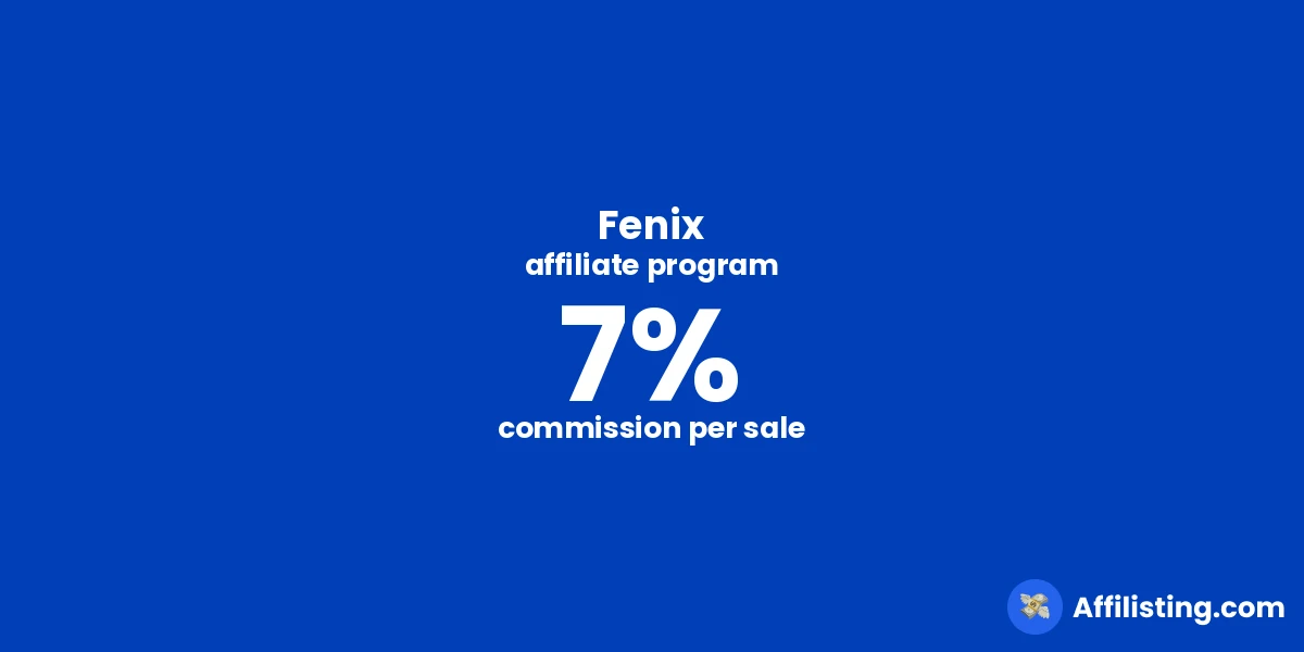 Fenix affiliate program